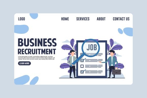 Business Recruitment Web Template Design: A Vector-Driven Solution
