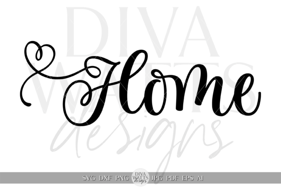 Contemporary Home Word Art Design SVG: Elevating Modern Spaces with Digital Elegance