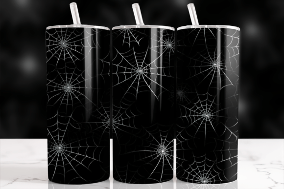 Integrating the Black White Spider Web Halloween Tumbler into Creative Workflows