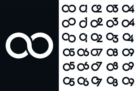 Number 01 to 09 Logo Designs: A Practical Evaluation