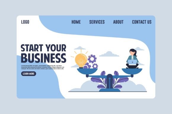Professional Business Landing Page: The Vector Advantage