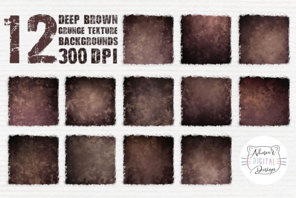 Revitalizing Digital Aesthetics with Deep Brown Grunge Texture Backgrounds