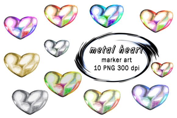 Unlocking Creativity: The Versatility of Metal Heart Marker Clipart in Modern Design
