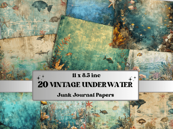 Vintage Underwater Background Paper: A Practical Guide for Crafters